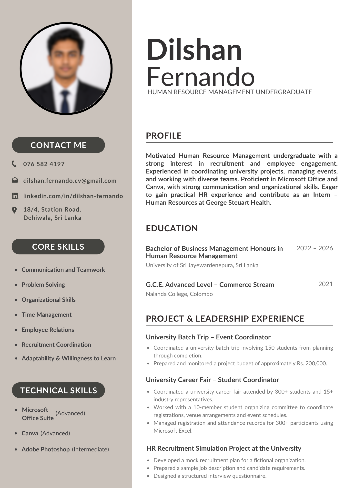 CV 2 original page 1