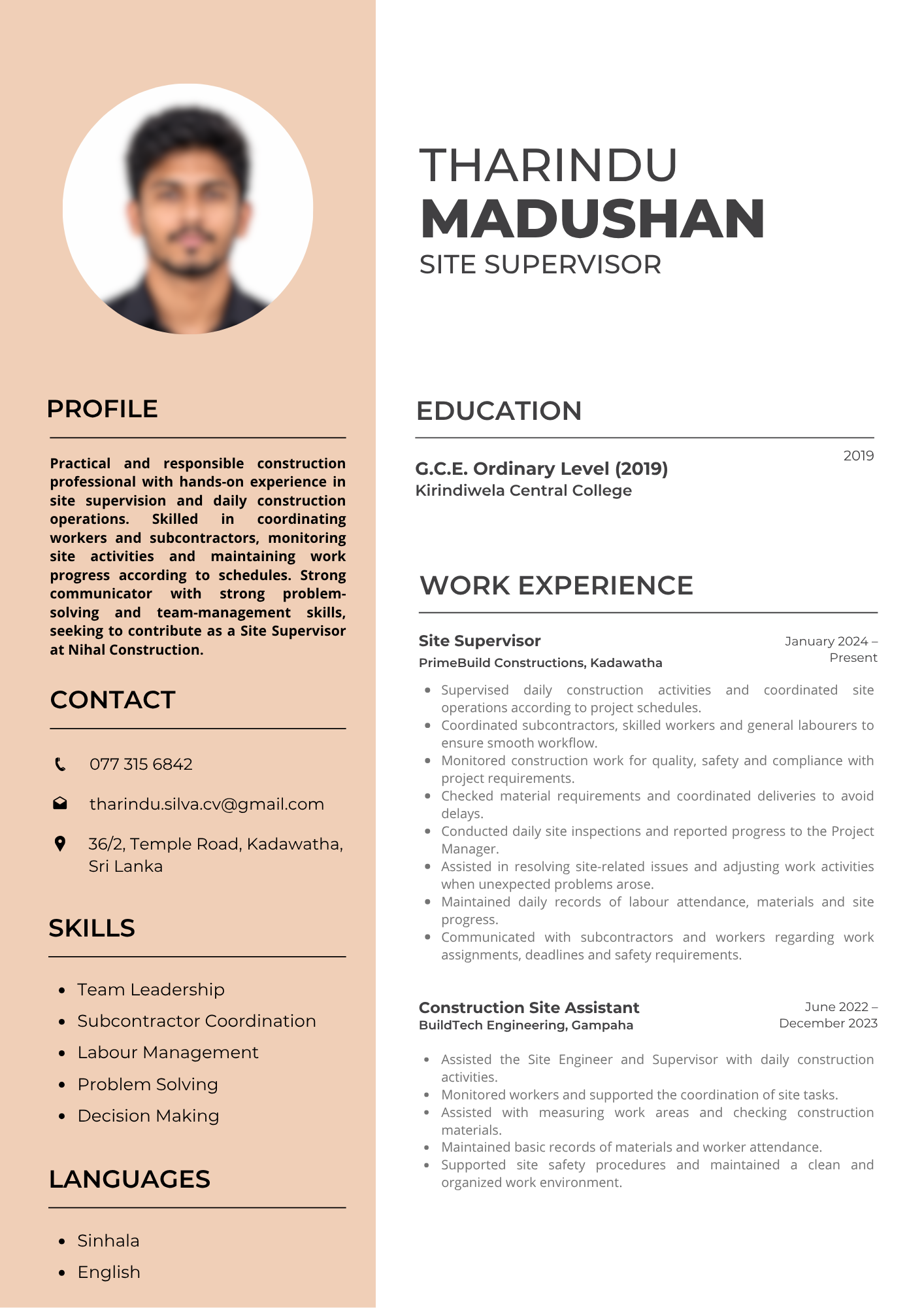 CV 4 original page 1